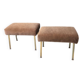Paire de tabourets vintage
