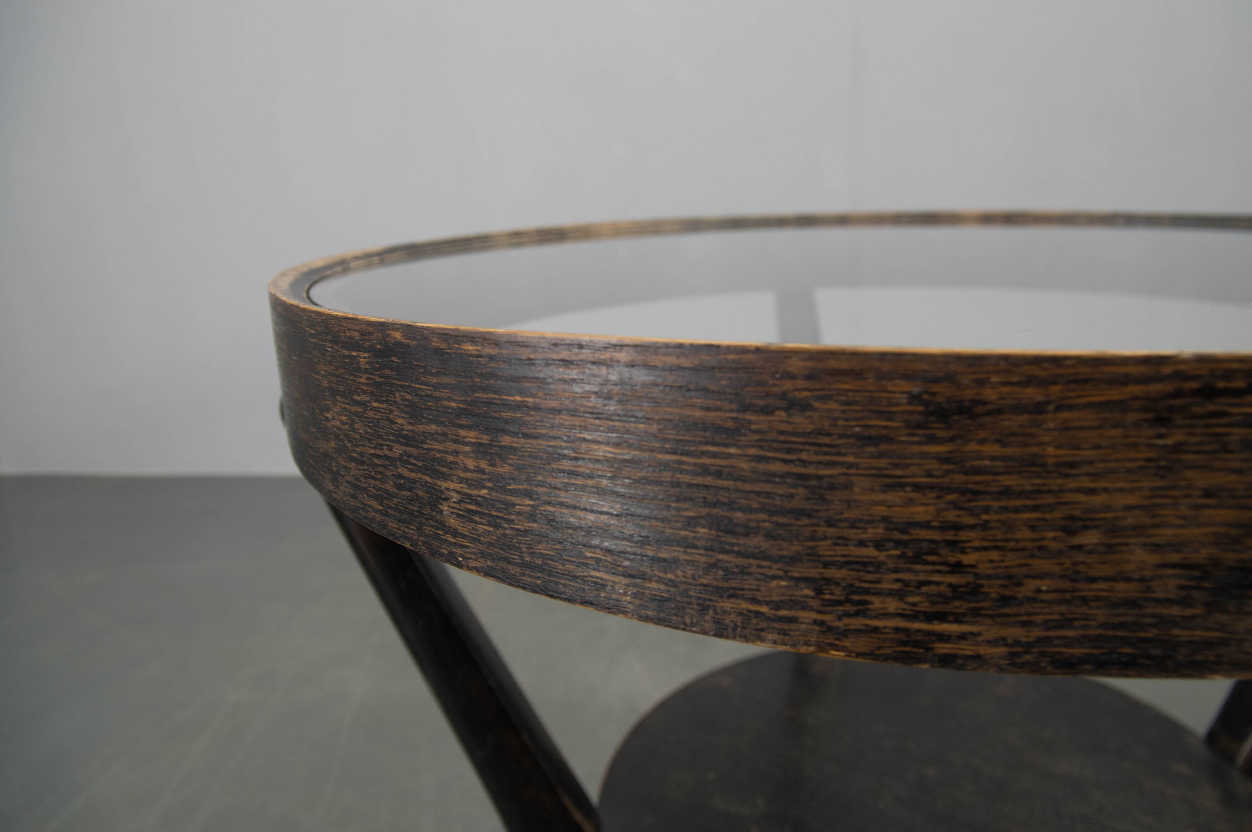 Vintage Coffee Table by Karel Koželka and Antonín Kropáček, 1940s