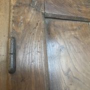 Armoire d'angle provinciale XIXe siècle noyer/chêne