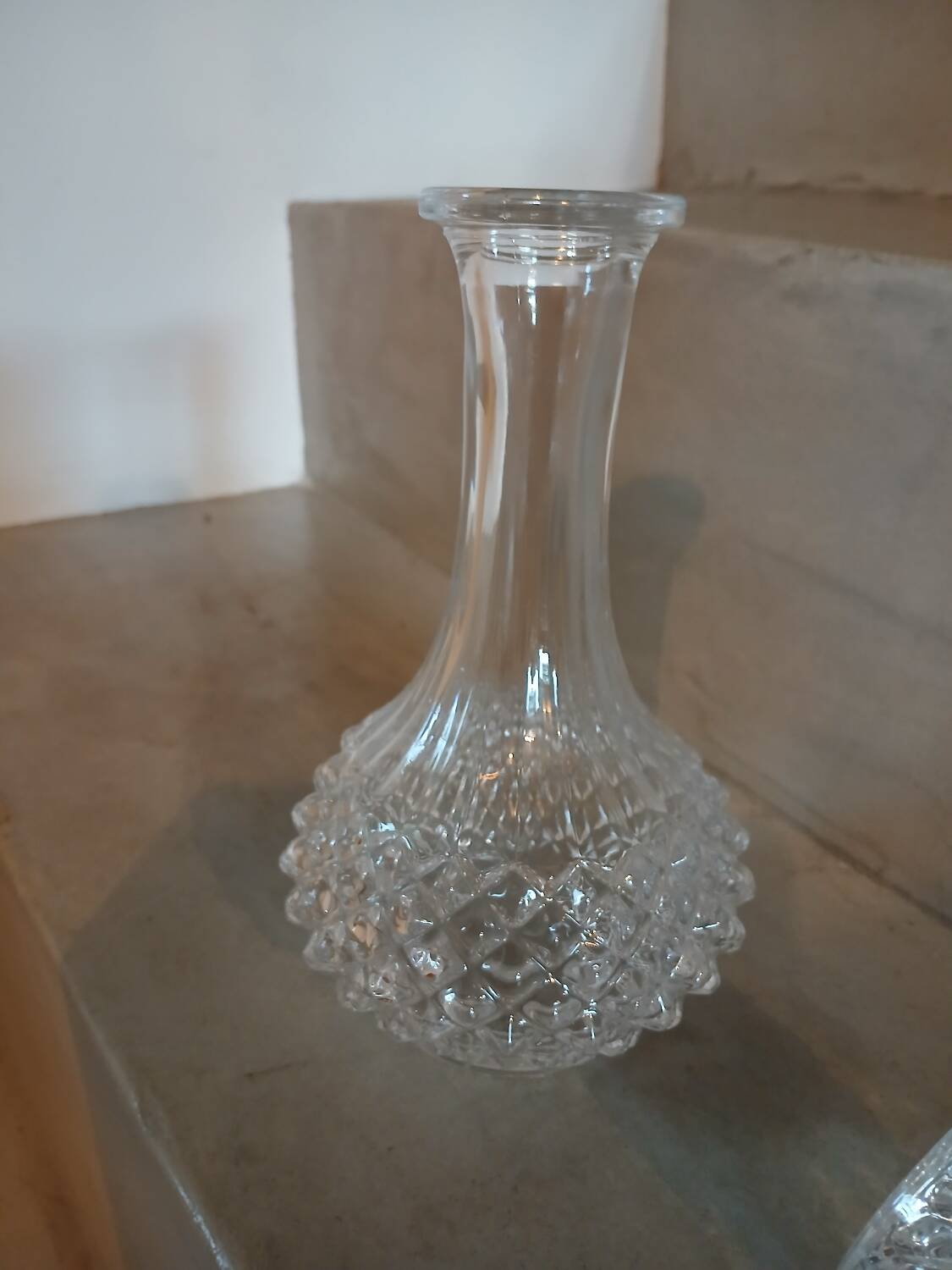 Small crystal carafe