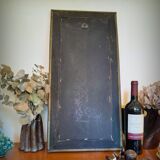 Miroir brutaliste en laiton par Jean Goardere, France, années 1970