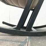 Mid-century German minimalist Safari rocking chair by Casala, 1960s.