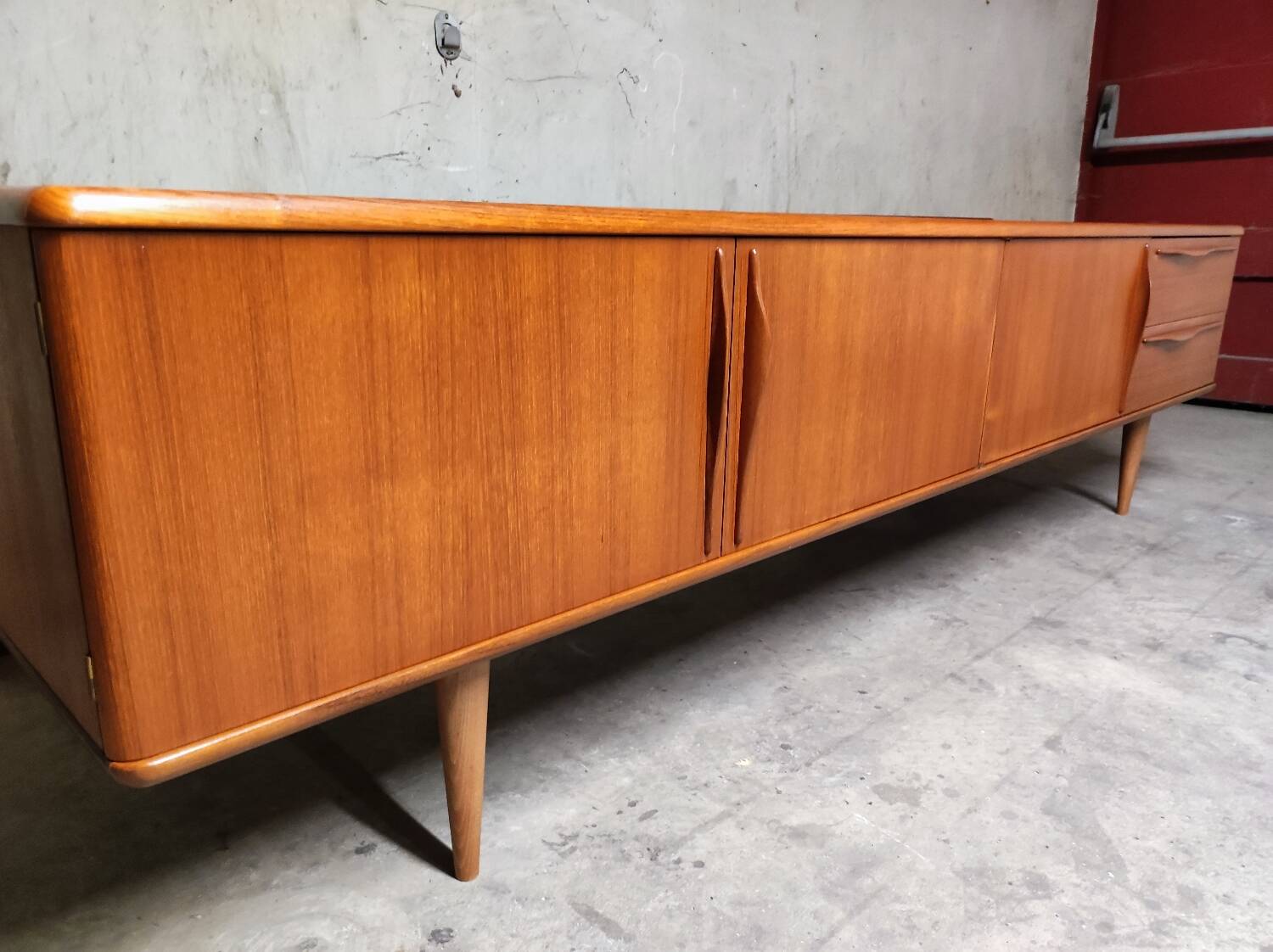 Vintage Scandinavian teak sideboard