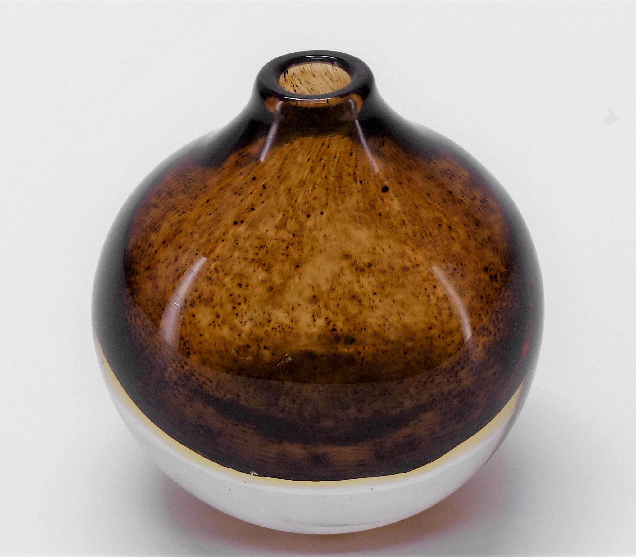 Gunnar Ander vase in blown glass 1960