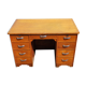 Vintage desk with double oak boxes