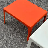 Pair of Space Age fiberglass coffee tables, Circa 1970