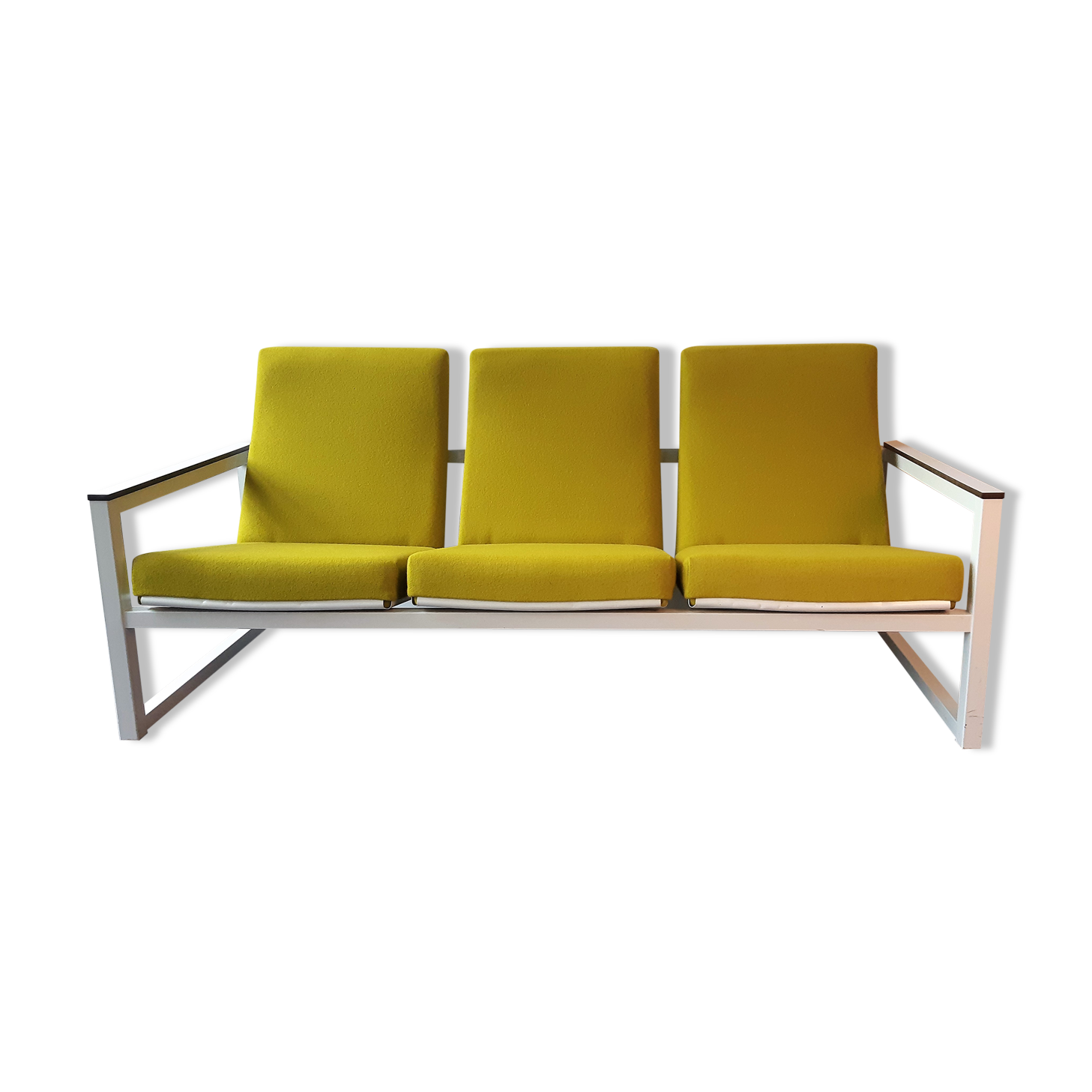 Reupholstered 3-seater sofa by Tjerk Reijenga and Friso Kramer for Pilastro,1960's