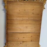 Napoleon III era mirror gilded with gold leaf