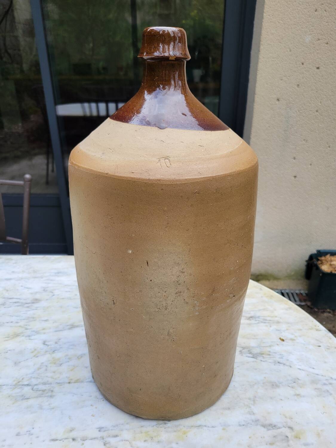 Large stoneware jar 10L