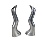 Ikea - design Anna Efverlund - Atomic - 2 bougeoirs 'Zig Zag'
