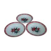 Lot de 3 assiettes creuses Saint Amandinoise