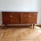 Enfilade Art Deco buffet with diamond point in oak - 1930s-1950s - 3