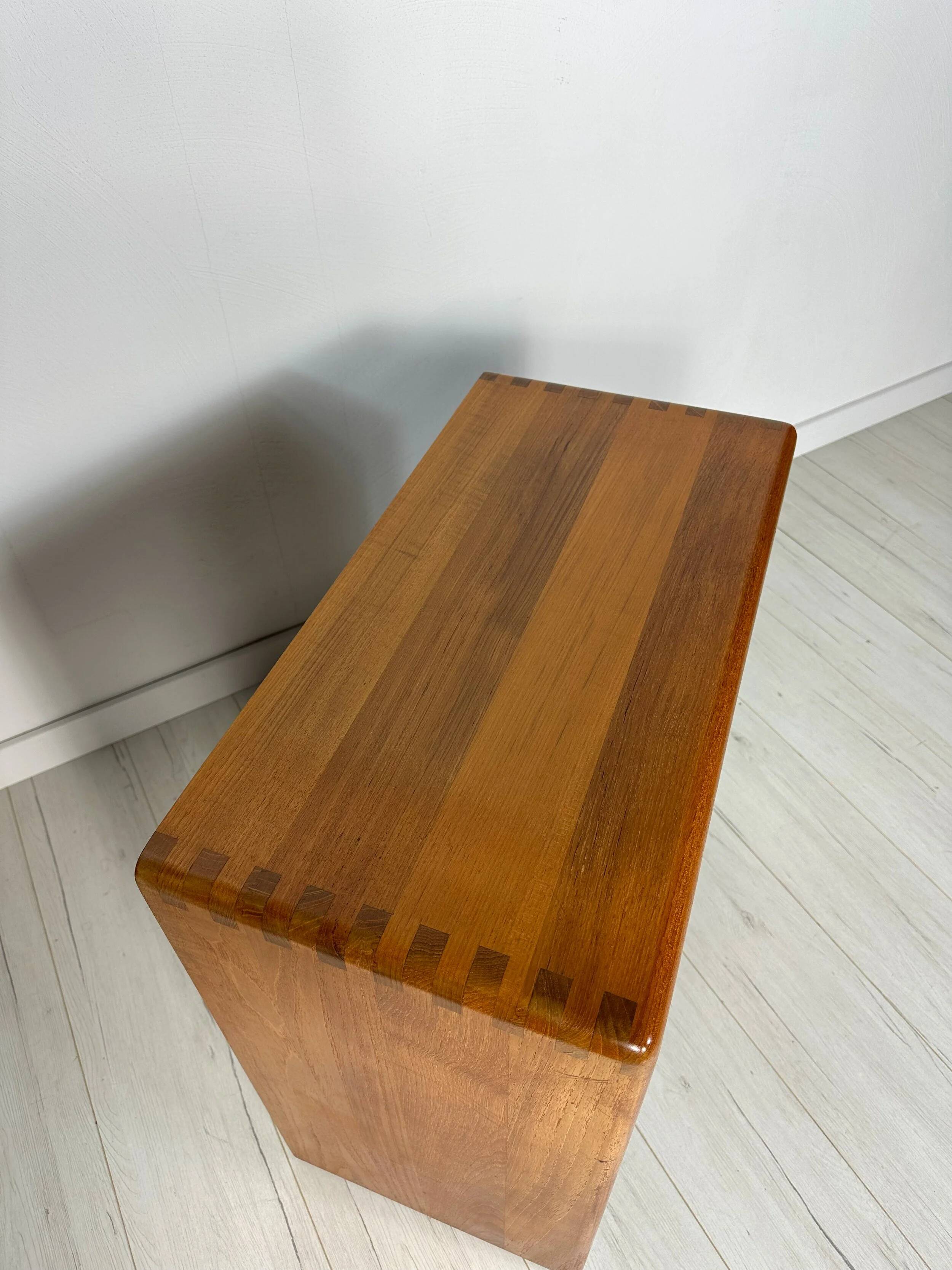 1960s Vintage Danish Teak Dresser Chest of Drawers by Niels Bach