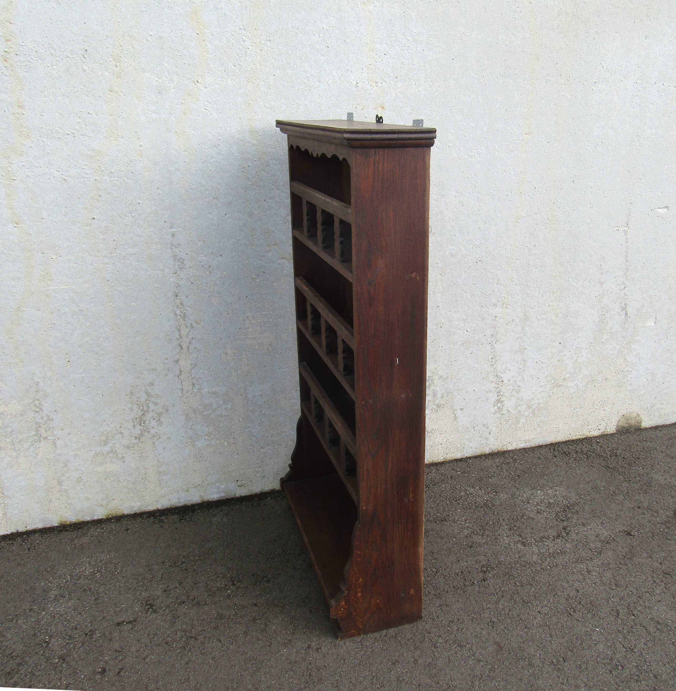 Old apothecary shelf