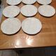Set of 8 oyster plates in limoges porcelain