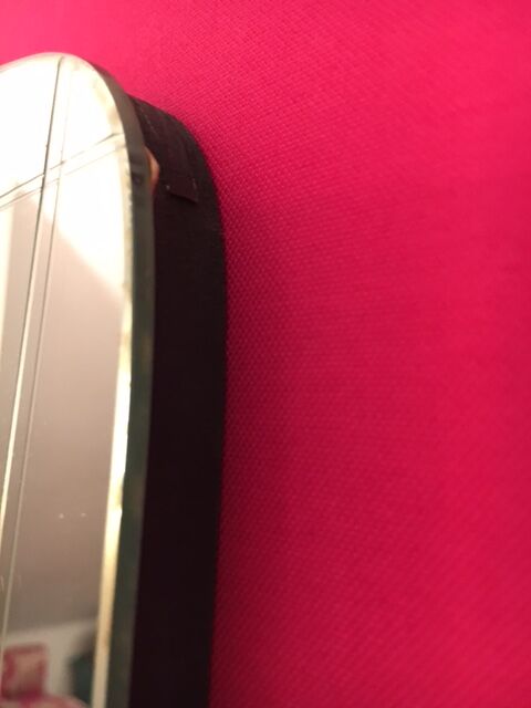 Mirror mirror 75cm x 35cm brass, 1960's