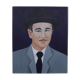 Portrait man oil on canvas
