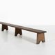 Banc en bois industriel Ca.1920
