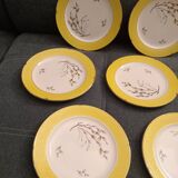 Lot d'assiettes à desserts vintage