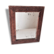 Small pitch pine frame mirror