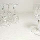 Six glasses - Lorraine crystal