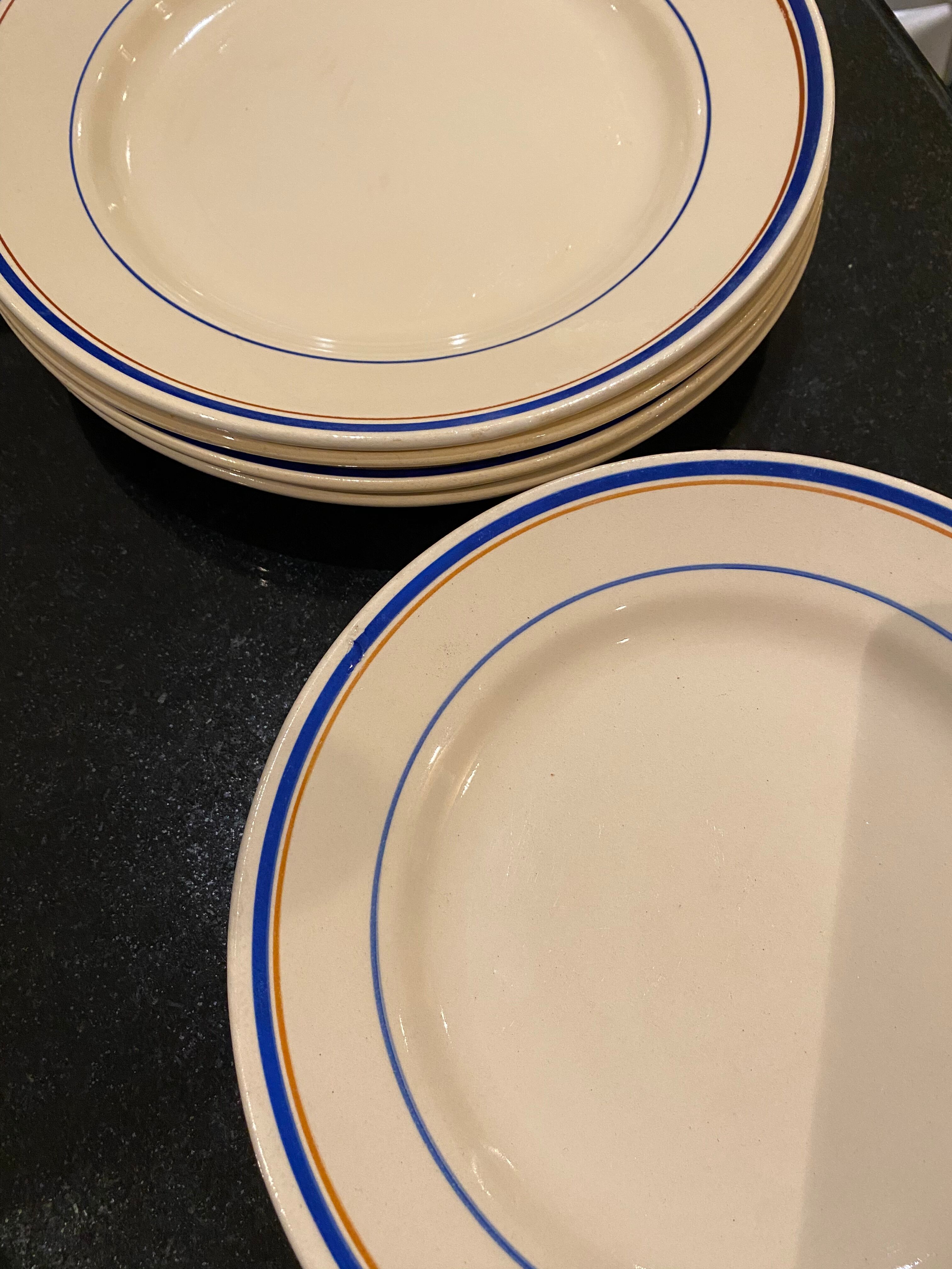 Blue edé plates