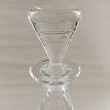 Carafe with chiseled floral decoration