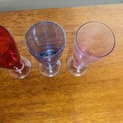 Ensemble de 6 verres colorés Fains