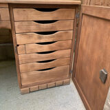 Solid oak Art Deco desk