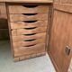 Solid oak Art Deco desk