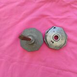 Aluminum Art Deco door handle