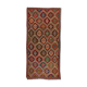 Anatolian handmade kilim rug 288 cm x 130 cm