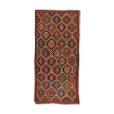 Tapis kilim artisanal anatolien 288 cm x 130 cm