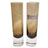 Flutes en verres fumé pierre schneider