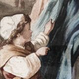 19th century watercolor, after Eugène Delacroix