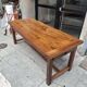 Large farmhouse table in walnut.