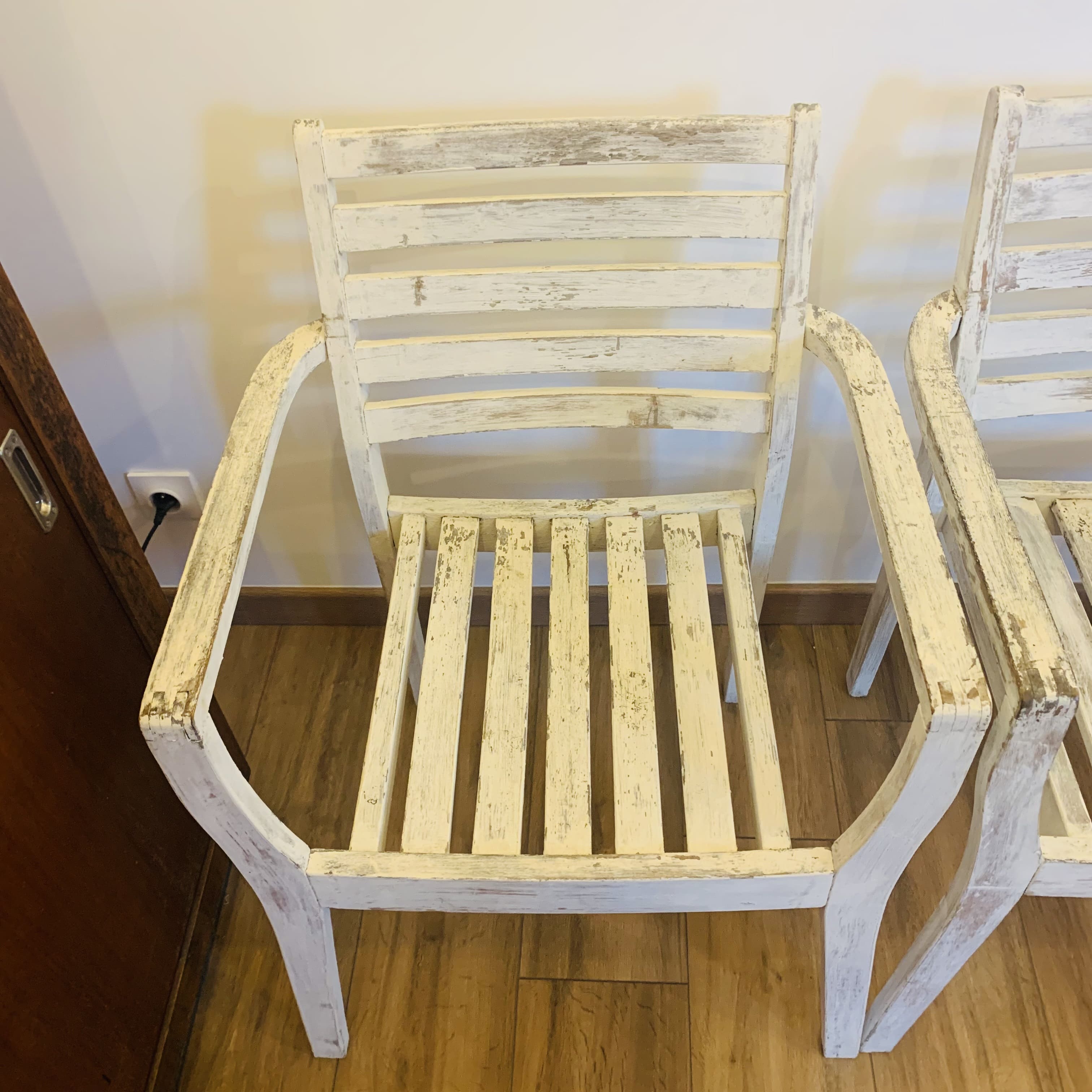 Ensemble de 4 chaises en bois