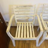 Ensemble de 4 chaises en bois
