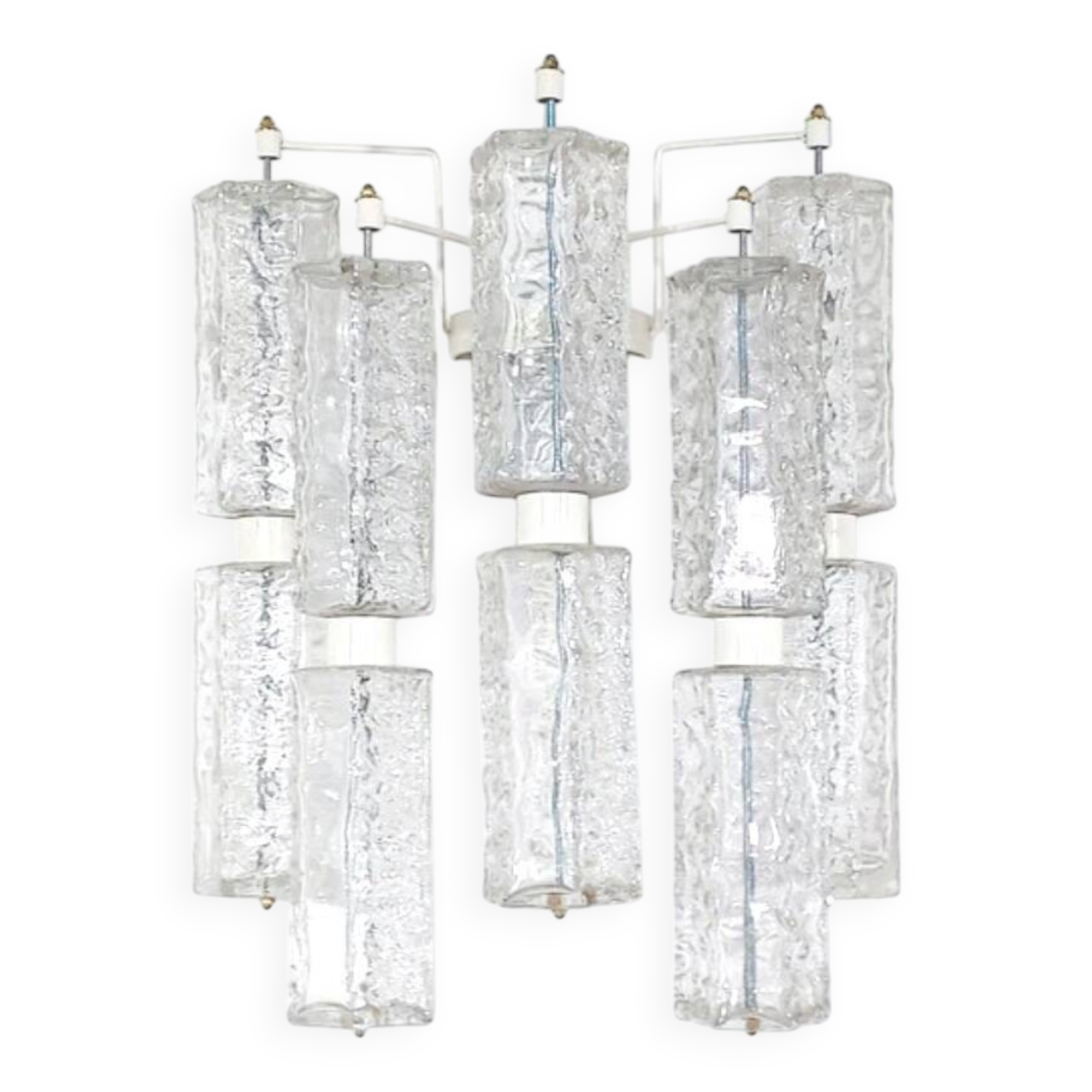 Paolo Venini grande Applique en verre murano , Italie 1960