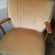 Set of 3 chairs 50s 60s cocktails champagne beige