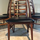 Set of 6 Scandinavian chairs in Teak "Lis" by Niels Koefoed, Circa 60's