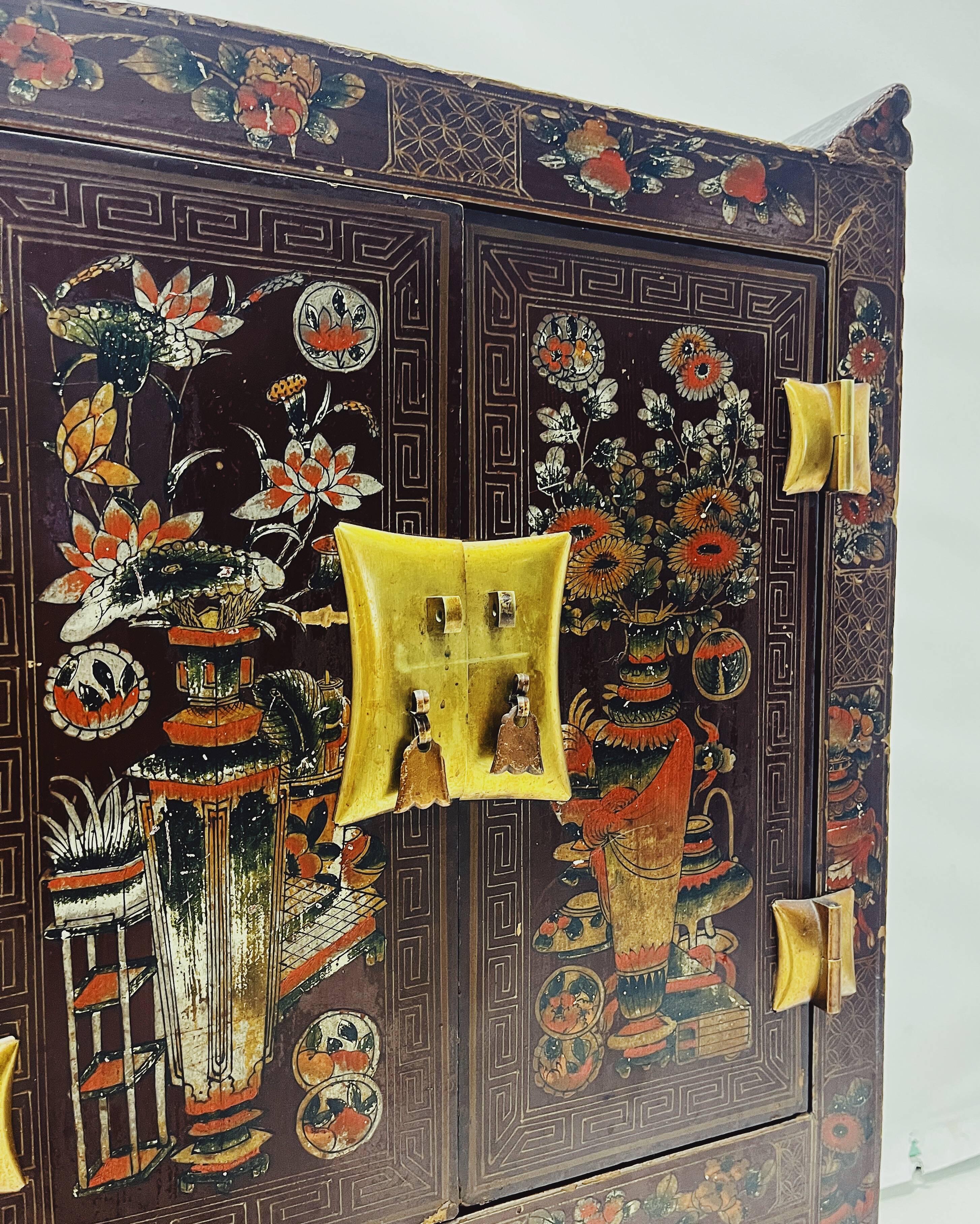 Chinese lacquer cabinet