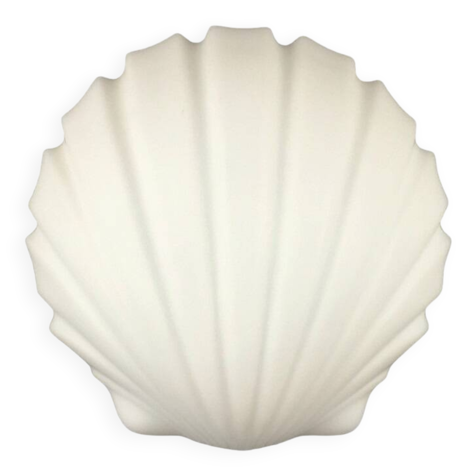 Shell-Shaped Opaline Glass Wall Light from Limburg, Germany, 1970s