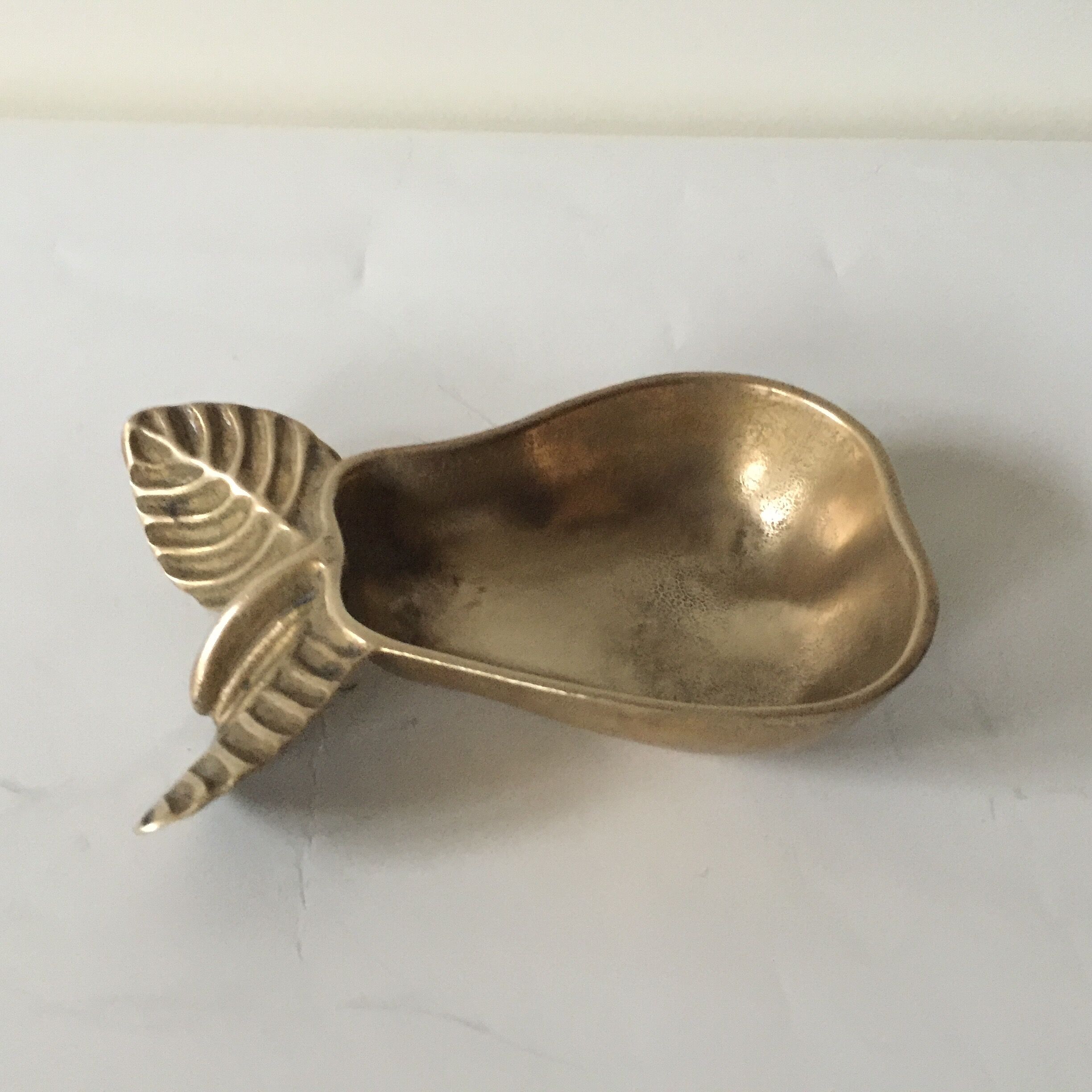 PEAR 1960 1970 vintage brass