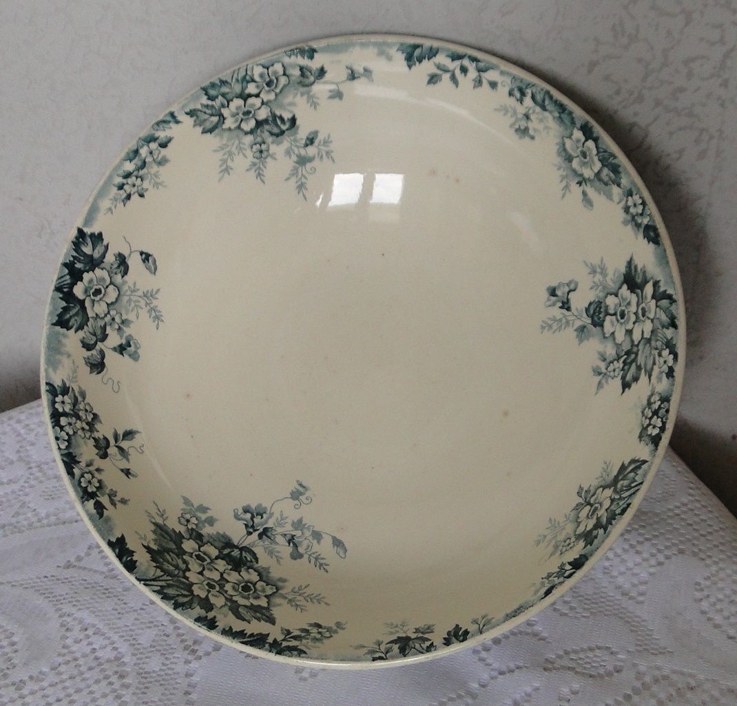 Hollow dish salad bowl iron earth st amand hamage model marie louise