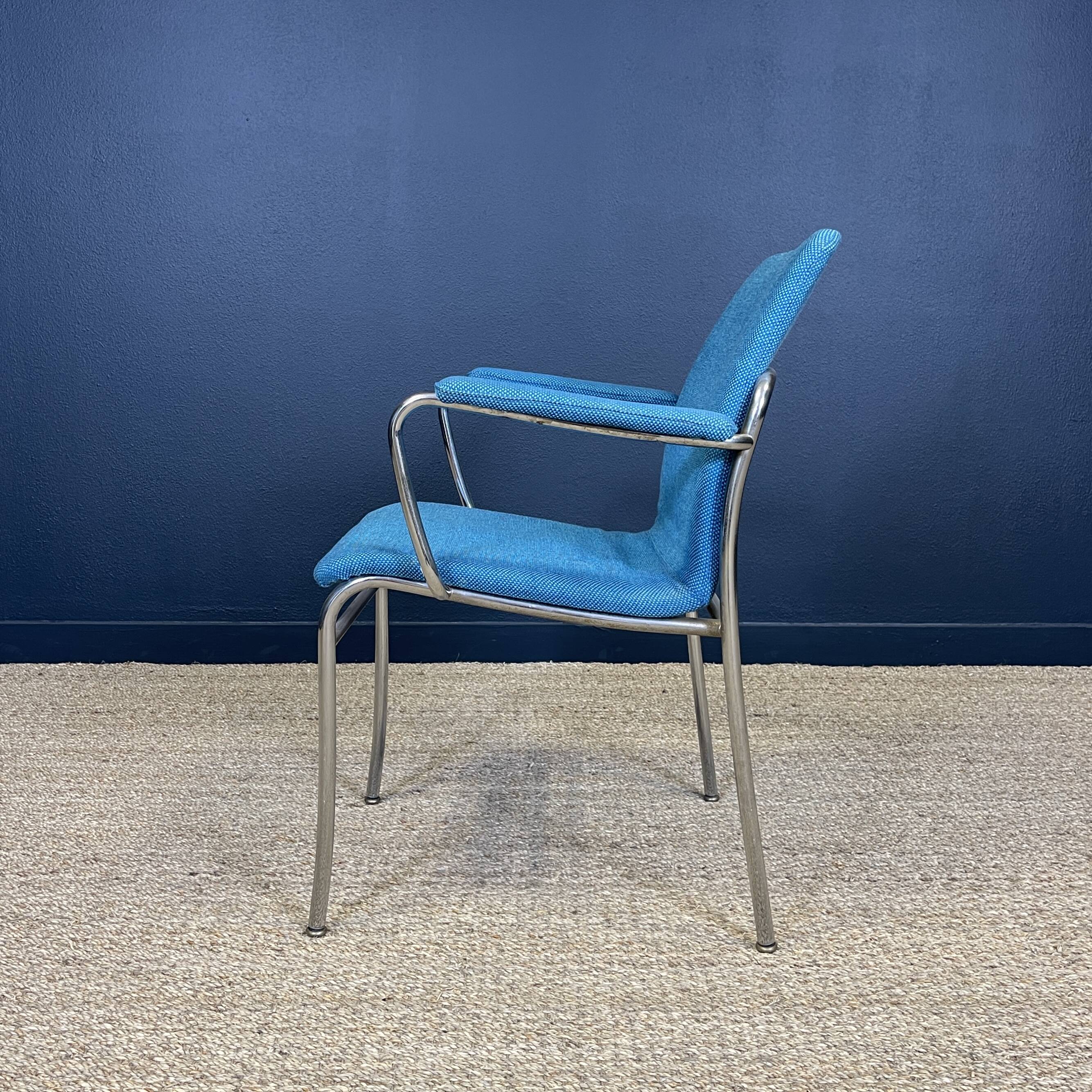 Fauteuil scandinave vintage NKR Suède 1978