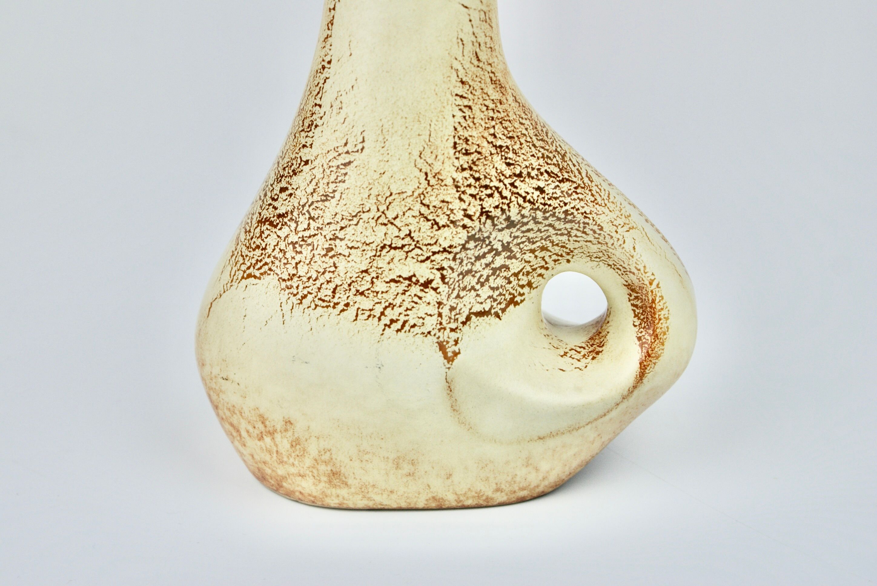 Sculptural mid century vase; 1960's