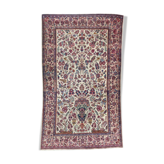 Tapis ancien persan Kashan 128x212 cm