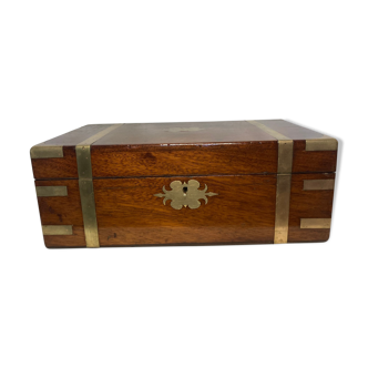 Ecritoire d’officier marine acajou Empire fin XIXème