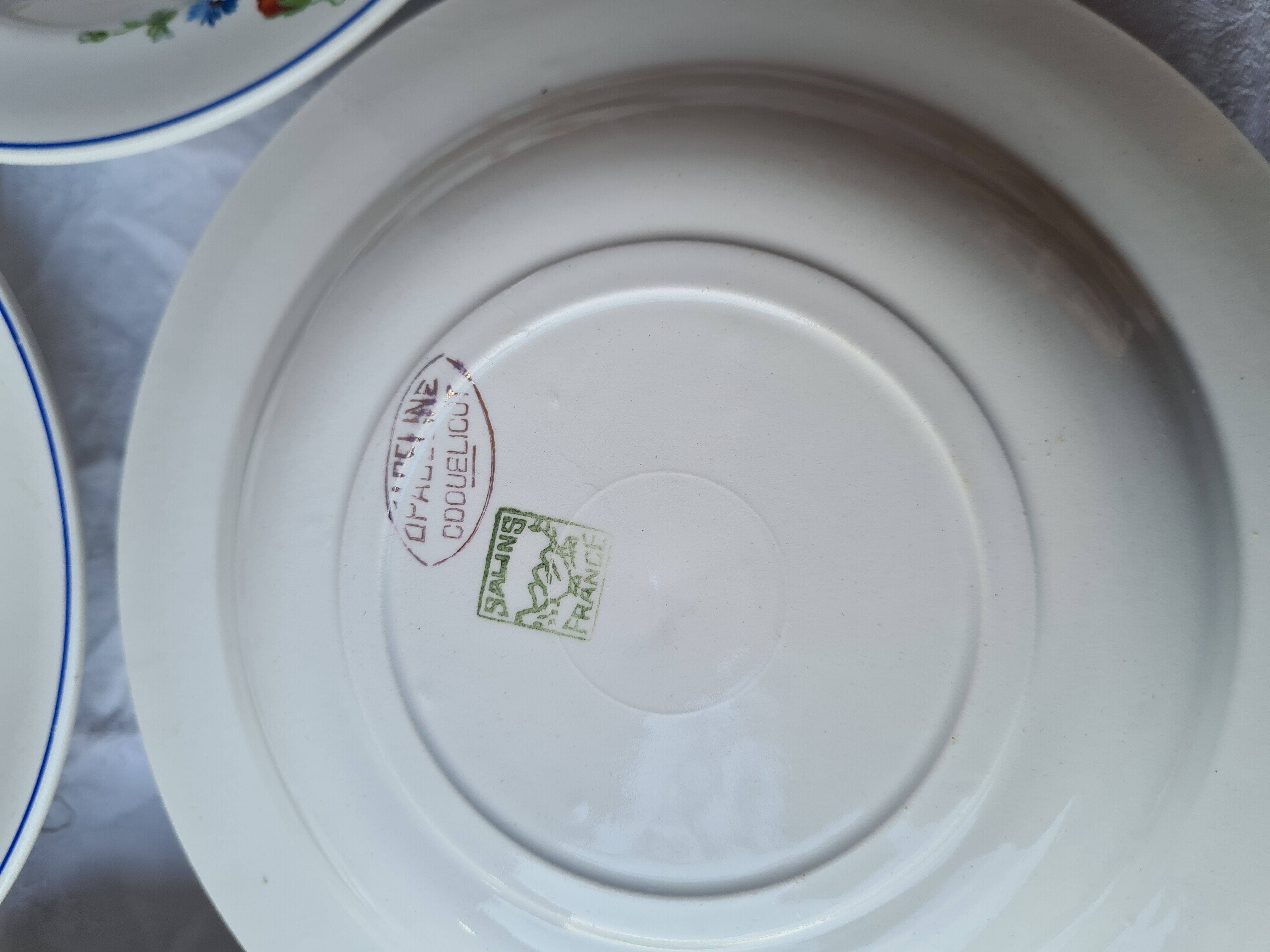 Salins poppy 5 hollow plates